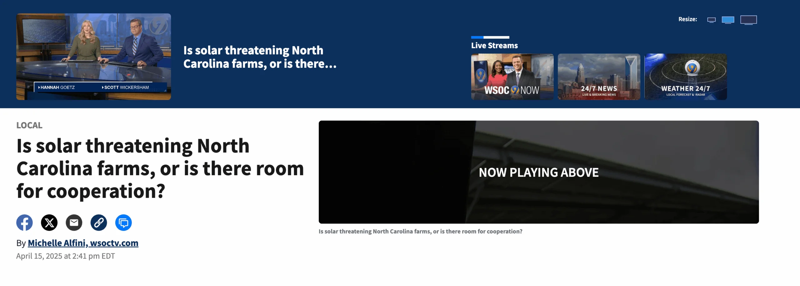Is solar threatening North Carolina farms, or is there room for cooperation?