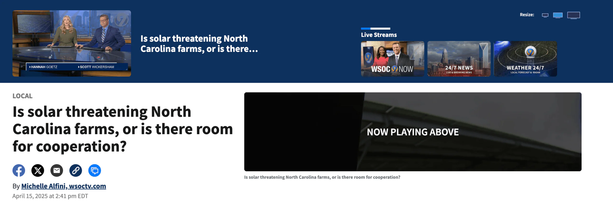 Is solar threatening North Carolina farms, or is there room for cooperation?